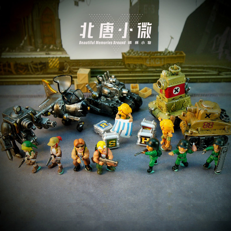 Model Kit Metal Slug - Beitang Xiaowei Model Miniatur Figur Aksi
