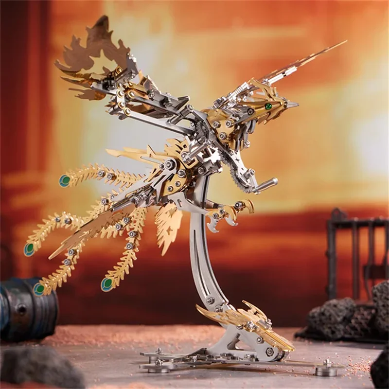 Model Kit Unicorn - DIY Mekanik Phoenix Logam Model Kit