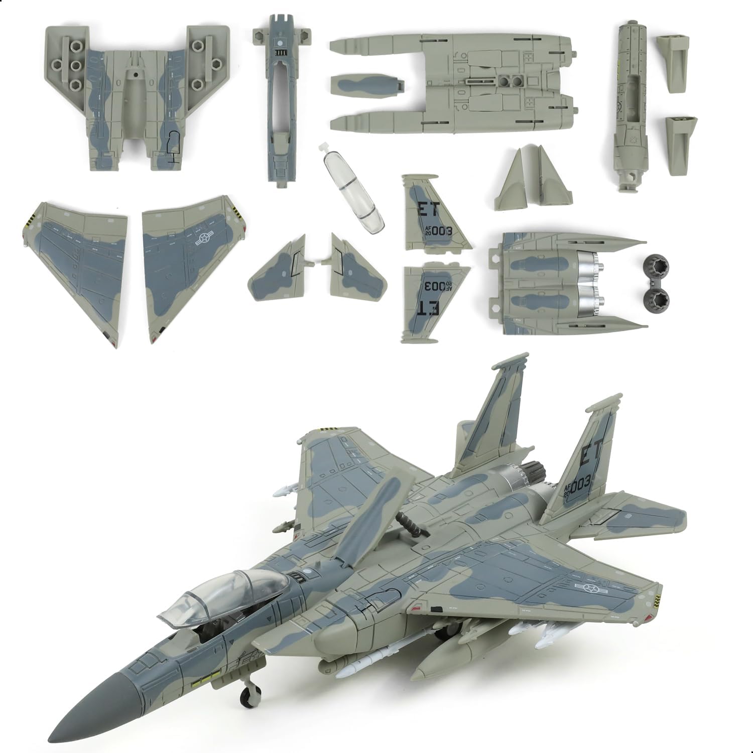 Model Kit Jet - 1/72 F-15EX Eagle II Pesawat Tempur