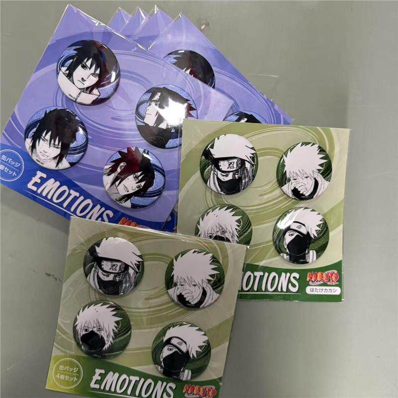 Model Kit Naruto - Lencana Naruto Uchiha Sasuke Hatake Kakashi