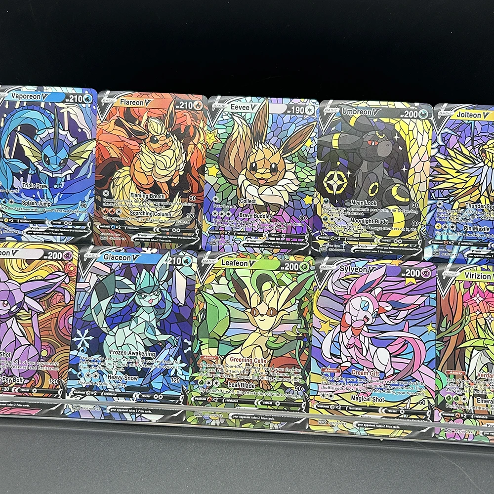 Model Kit Anime - 10 Buah/Set Diy PTCG Eevee Umbreon