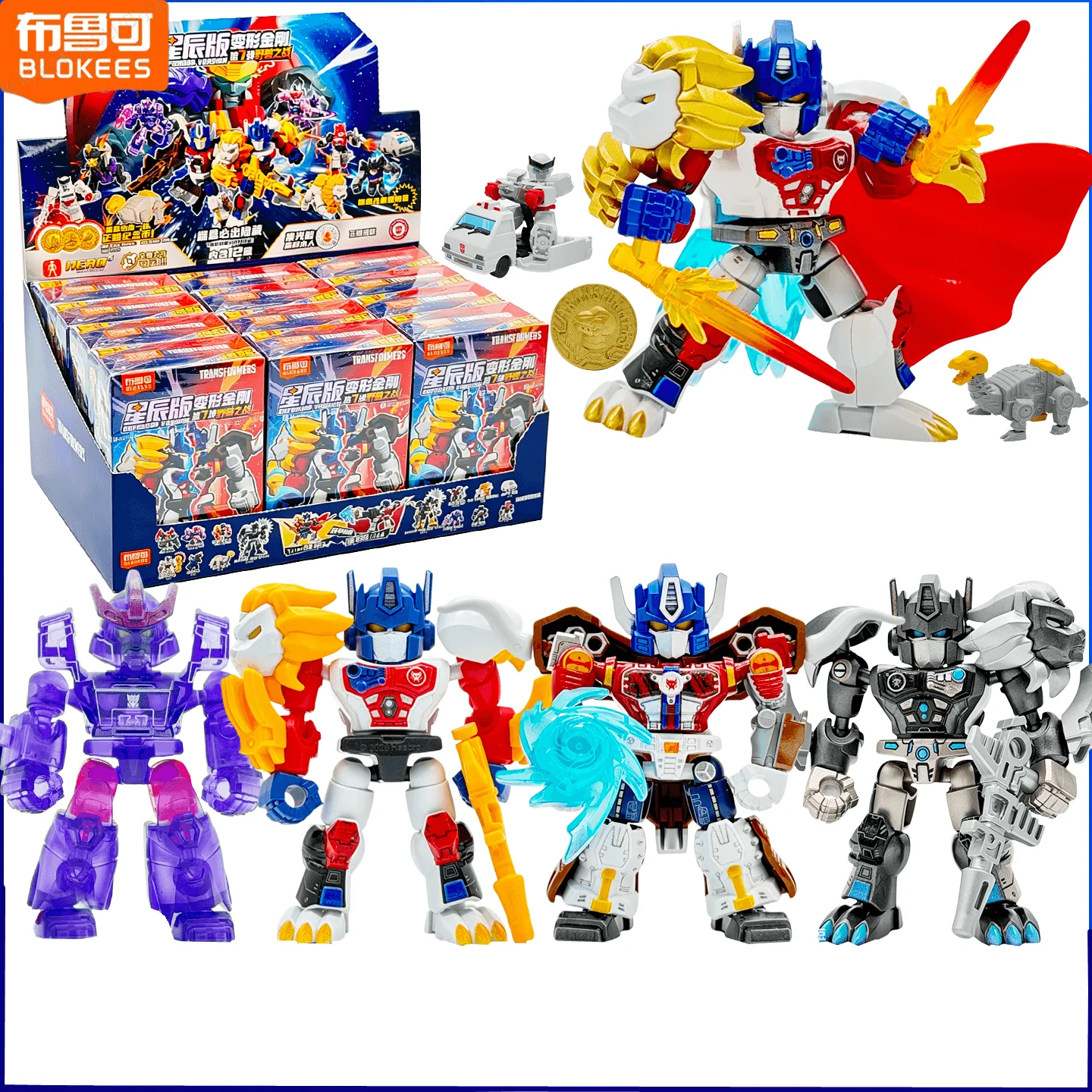 Model Kit Optimus Prime - Hot BLOKEES Transformers Defender Versi 7