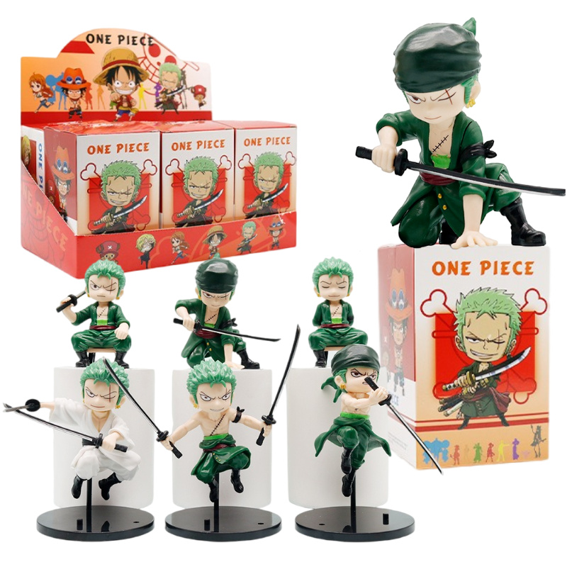 Model Kit One Piece Bandai - Anime One Piece 6pcs/set Figurine Anime