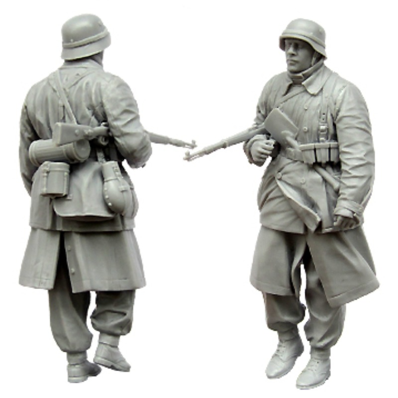 Model Kit Horse - Figur Resin Skala 1/35 Kit Model