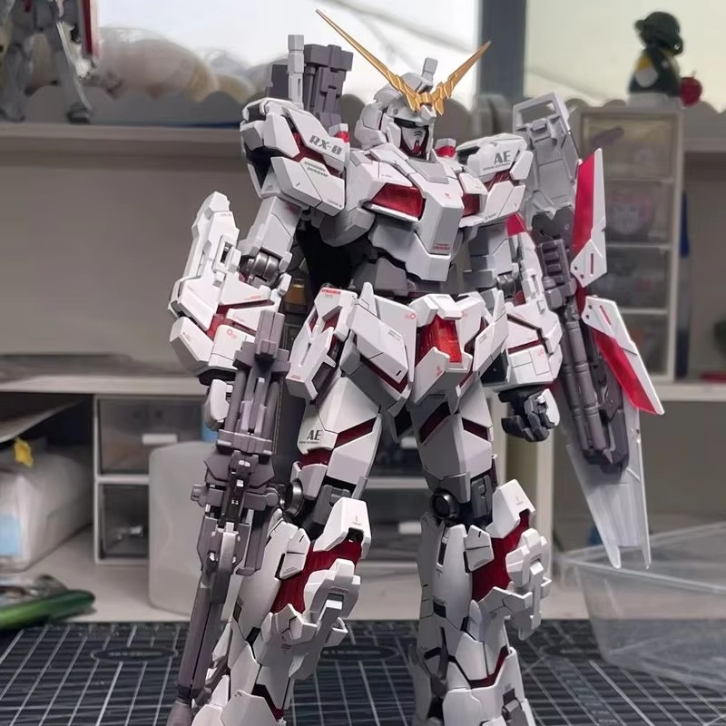 Model Kit Unicorn - Tersedia Hg 1/144 Rx-0 Unicorn Mode