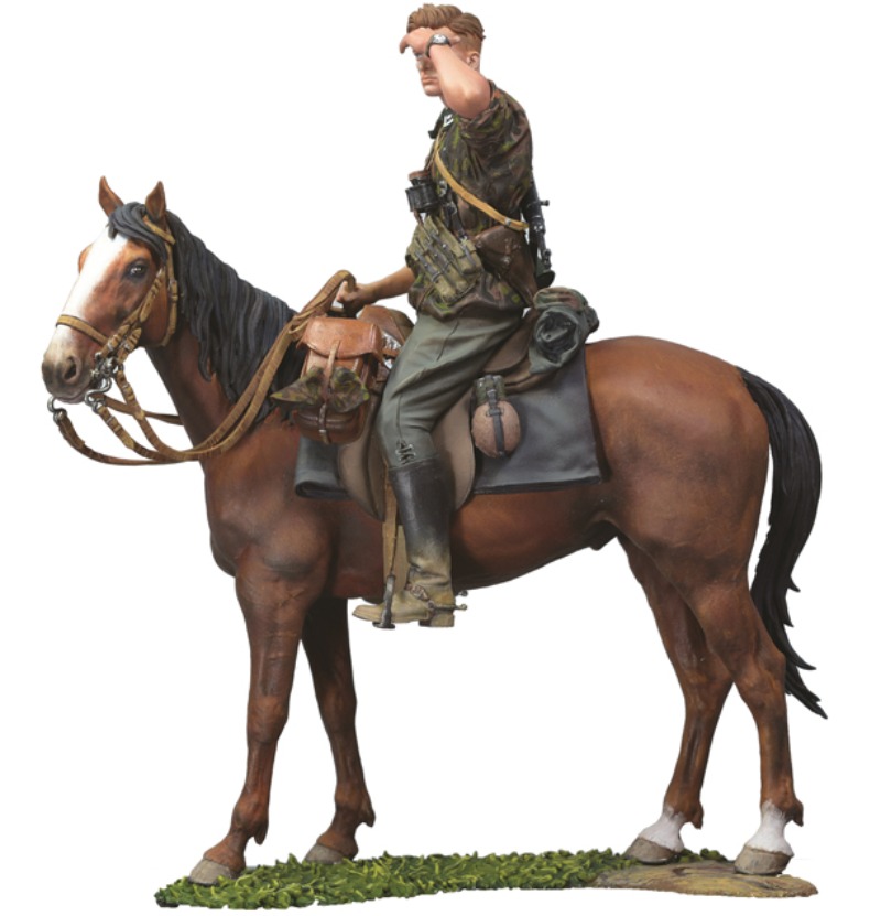 Model Kit Horse - 1/16 120mm skala Resin figur Model
