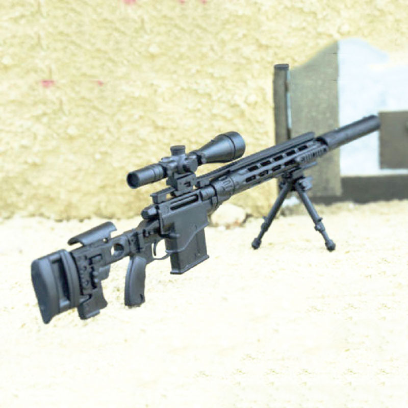 Model Kit Weapons - 1/6 Skala Remington MSR Modular Senapan