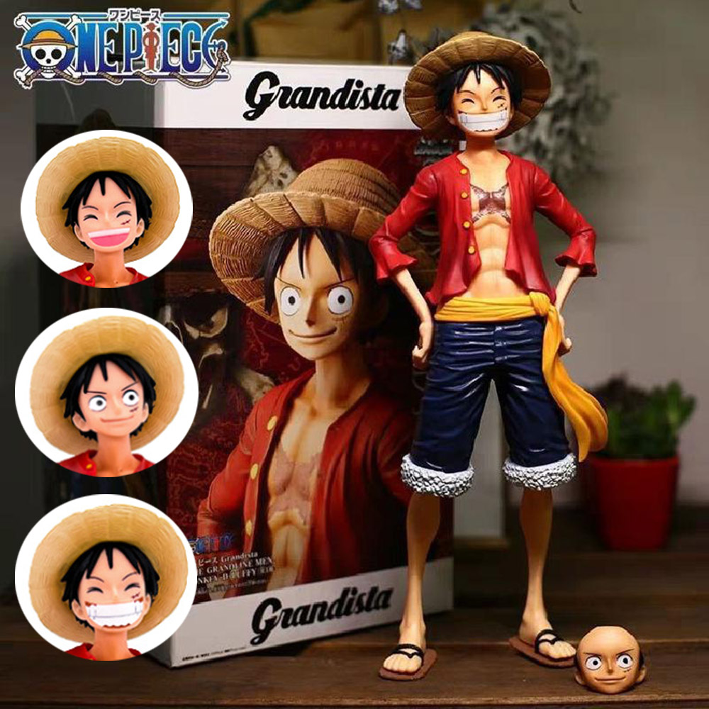 Model Kit One Piece Bandai - Figur Anime One Piece 28cm, Luffy