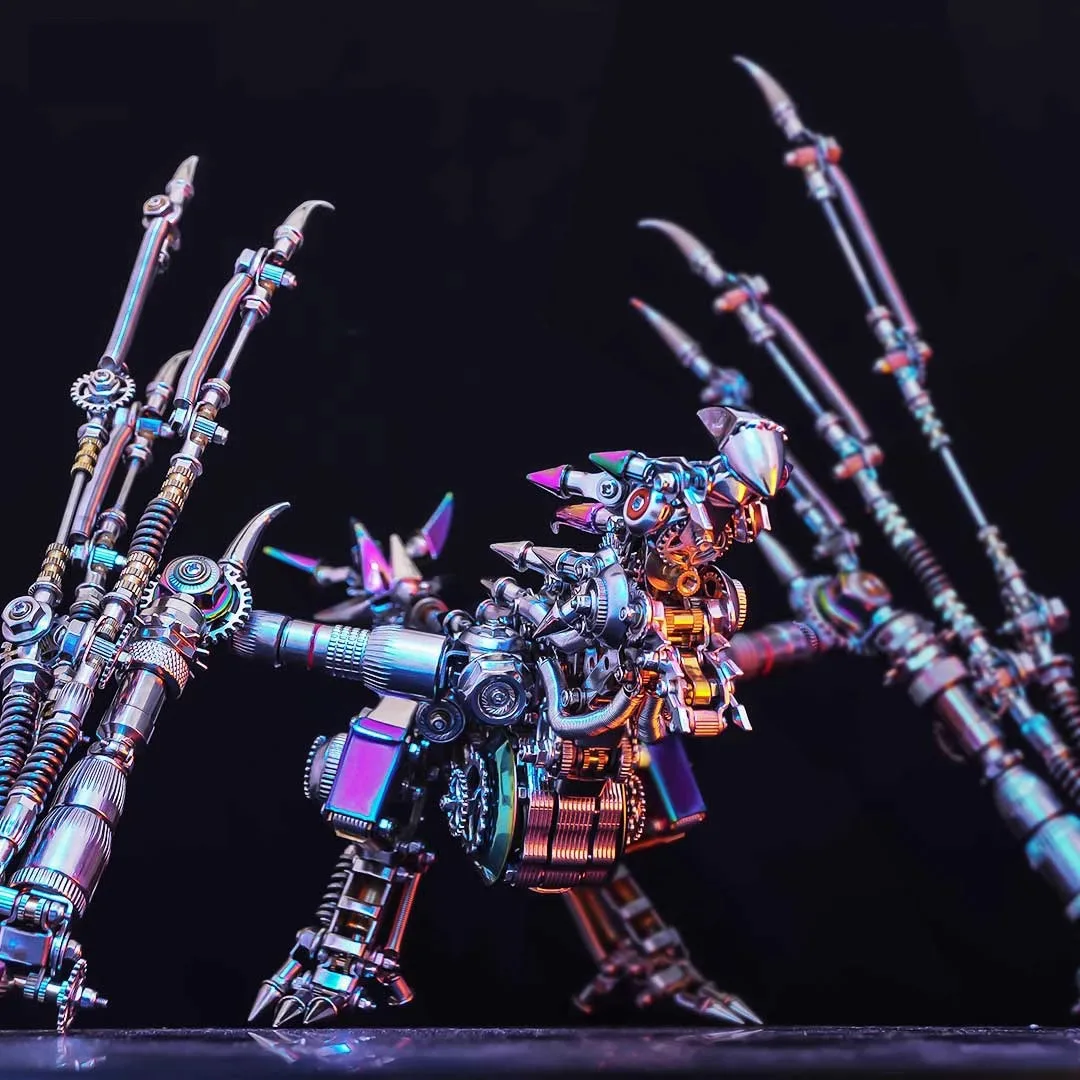 Model Kit Unicorn - Model rakitan logam tiga dimensi 3D
