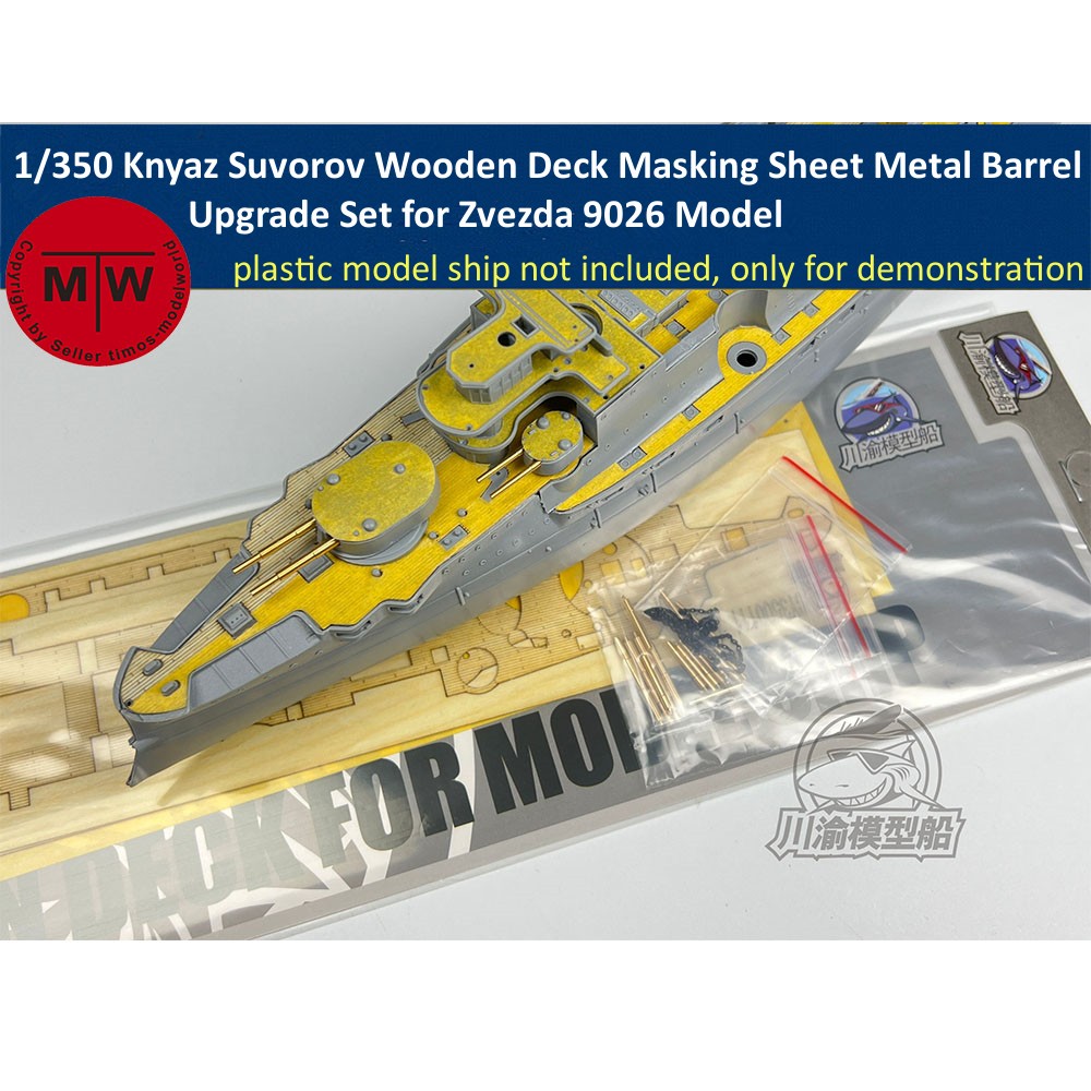 Model Kit Zvezda - Knyaz Suvorov skala 1/350 Set ditingkatkan