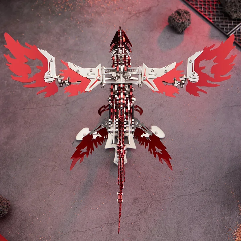 DIY Mekanik Phoenix Logam Mode - Model Kit Unicorn ulasan dan harga