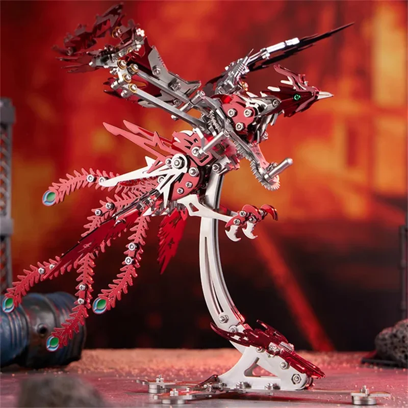 DIY Mekanik Phoenix Logam Mode - Model Kit Unicorn ulasan dan harga