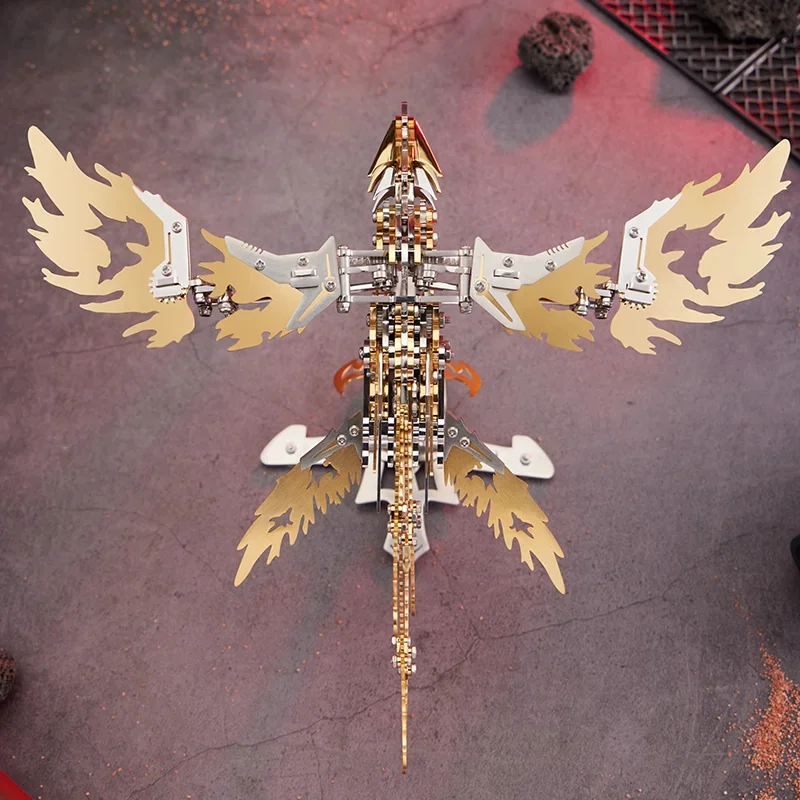 DIY Mekanik Phoenix Logam Mode - Model Kit Unicorn ulasan dan harga