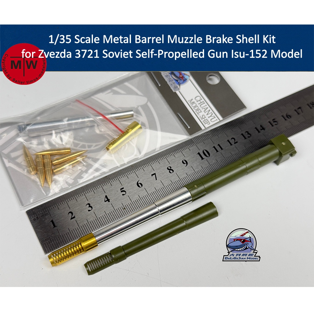 Kit Cangkang Rem Muzzle Barrel - Model Kit Zvezda ulasan dan harga