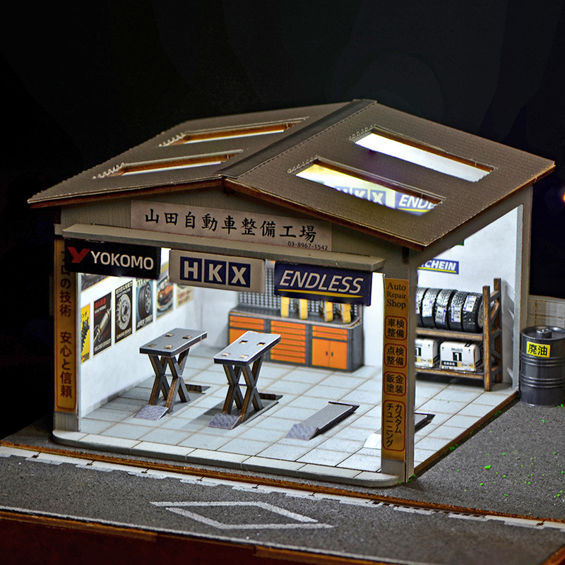 Kit Diorama Bengkel Perbaikan  - Model Kit Toy ulasan dan harga