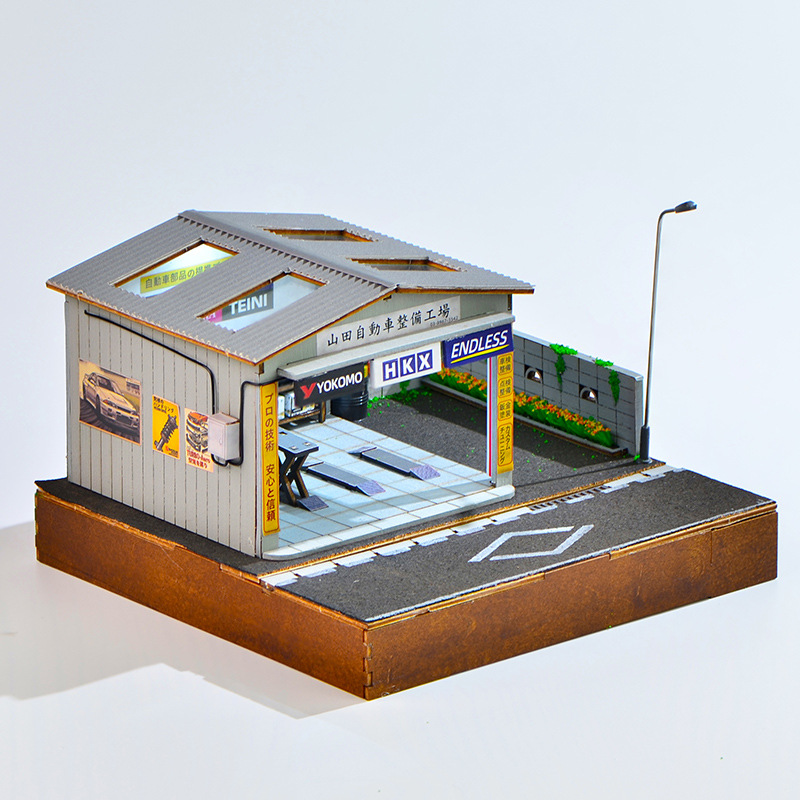 Kit Diorama Bengkel Perbaikan  - Model Kit Toy ulasan dan harga