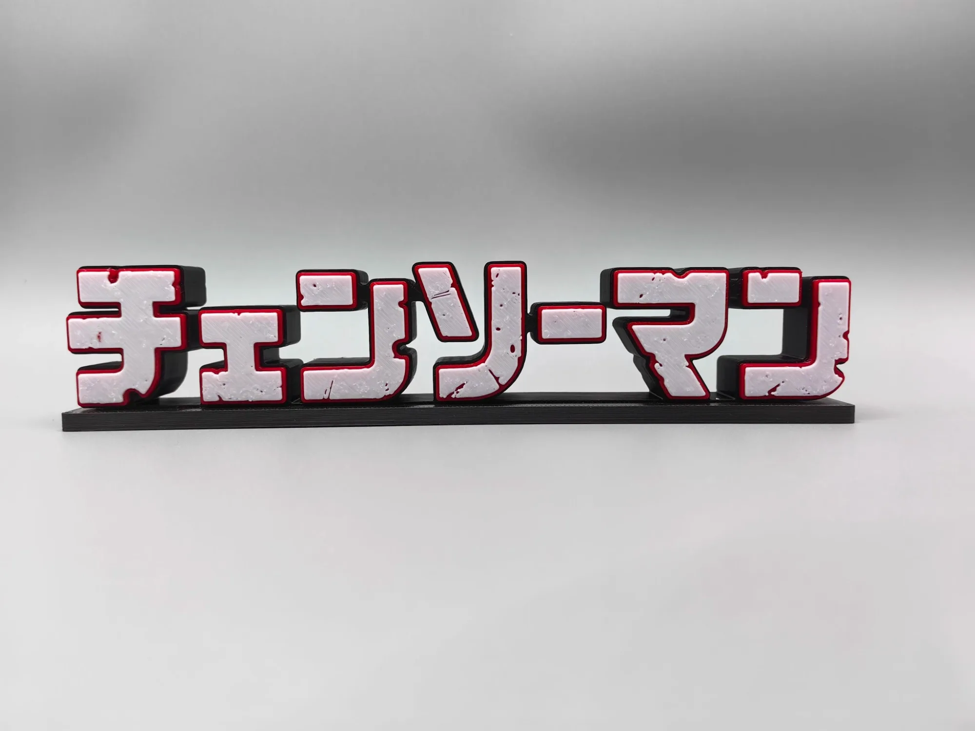 Papan Nama Boneka Model Logo 3 - Model Kit Chainsaw Man ulasan dan harga