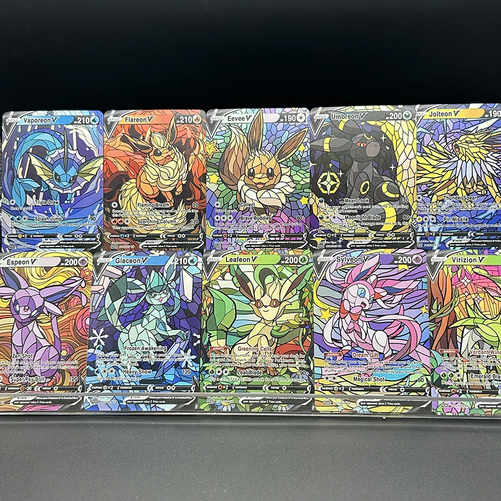 10 Buah/Set Diy PTCG Eevee Umb - Model Kit Anime ulasan dan harga