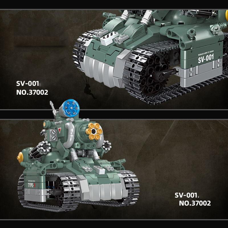 Mainan Tank Kendaraan Super-00 - Model Kit Metal Slug ulasan dan harga