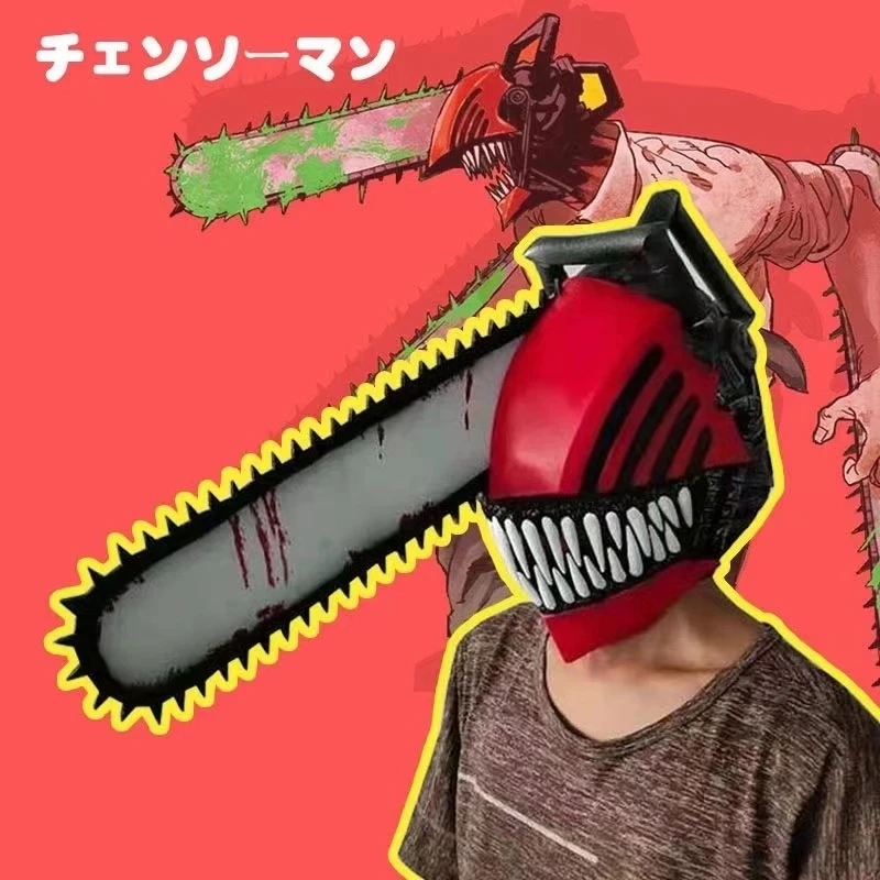 Helm Cosplay Anime Chainsaw Ma - Model Kit Chainsaw Man ulasan dan harga