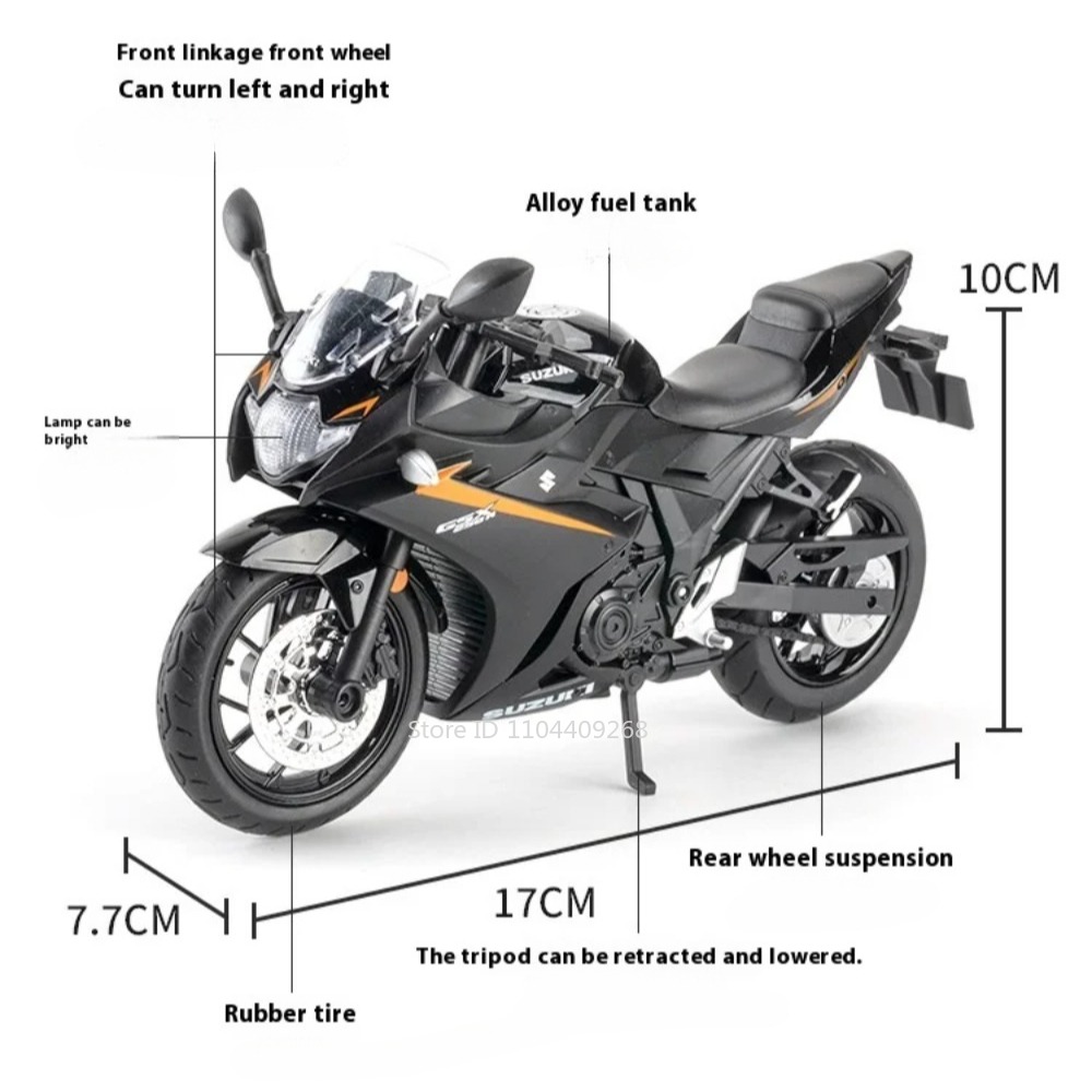 Model Motor Suzuki Hayabusa GS - Model Kit Aoshima ulasan dan harga