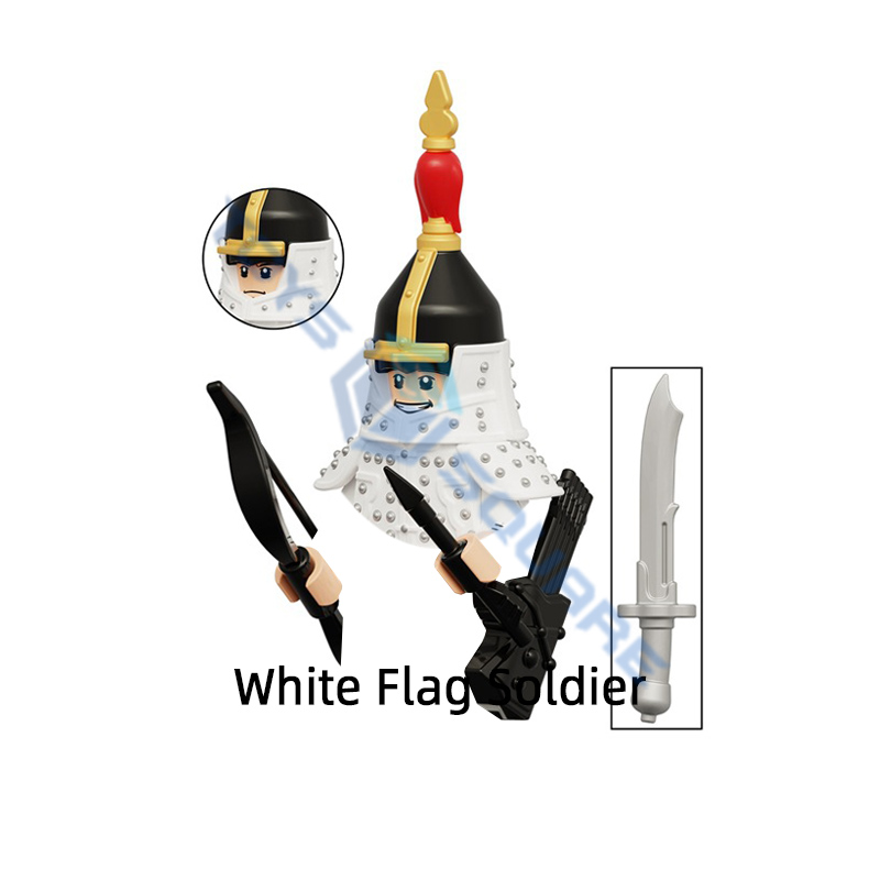 Blok Model tentara bendera kun - Model Kit Zhao Yun ulasan dan harga