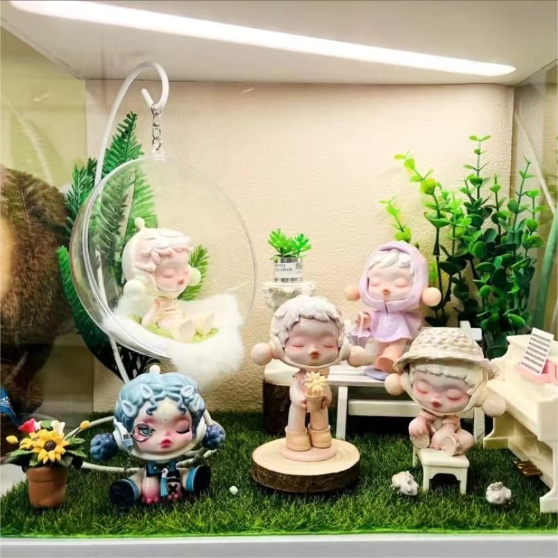 Kabinet Display Chevron putih  - Model Kit Display Case ulasan dan harga
