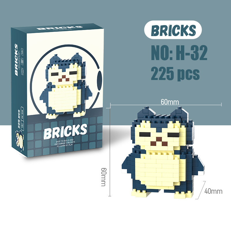 Blok Bangunan Mikro Pokemon Pi - Model Kit Toy ulasan dan harga