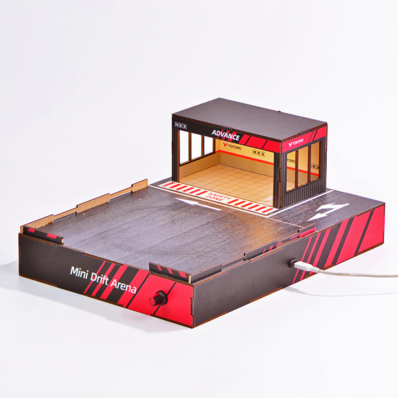 Diorama Trek Drift Skala 1:64  - Model Kit Toy ulasan dan harga