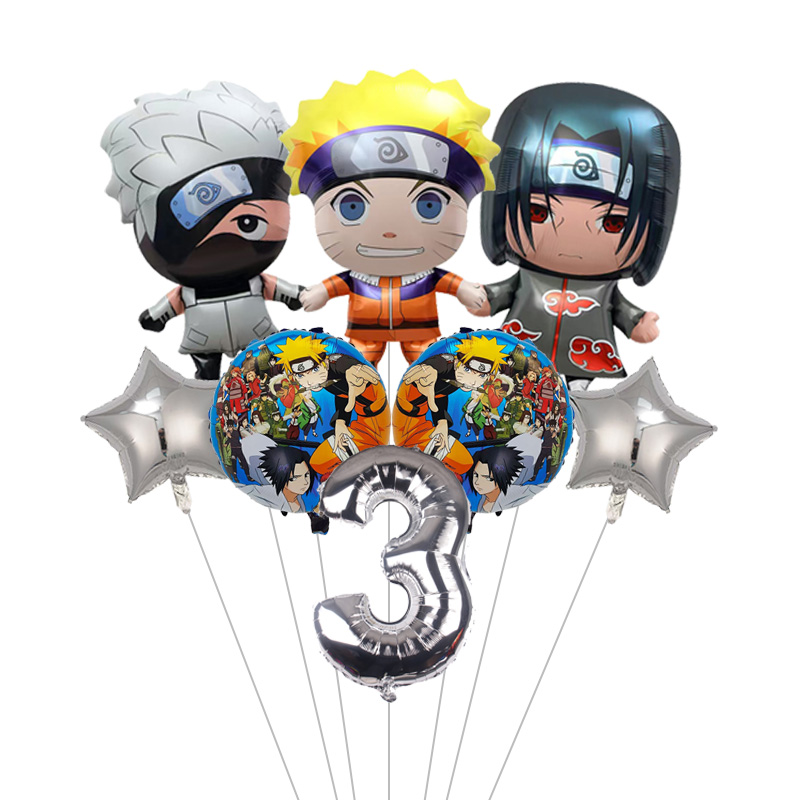 Set Balon Tema Anime Naruto -  - Model Kit Naruto ulasan dan harga