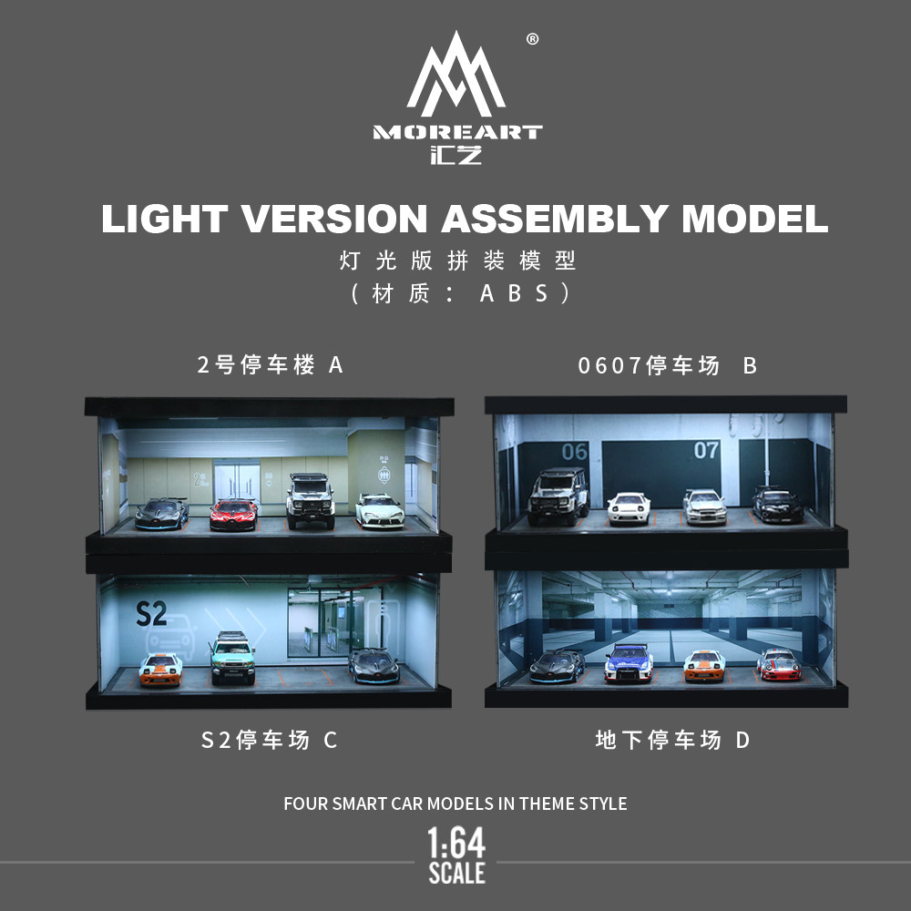 1:64 Model Kit Garasi Tempat P - Model Kit Toy ulasan dan harga