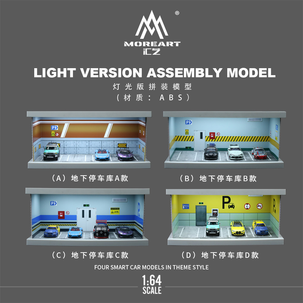 1:64 Model Kit Garasi Tempat P - Model Kit Toy ulasan dan harga