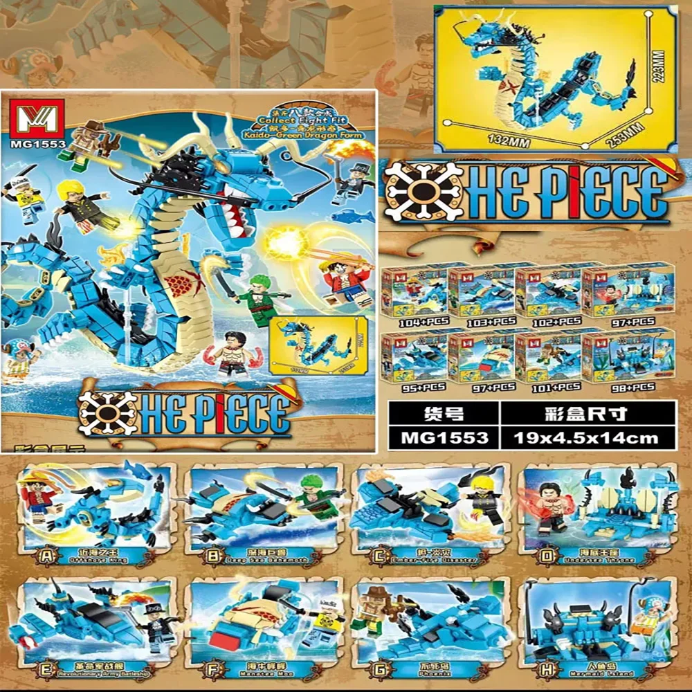 8in1 One Piece Building Blocks - Model Kit One Piece Bandai ulasan dan harga