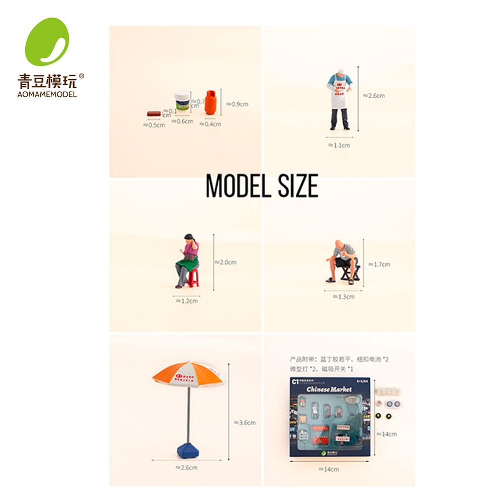 1/64 Model Kit Pasar Malam - M - Model Kit Toy ulasan dan harga