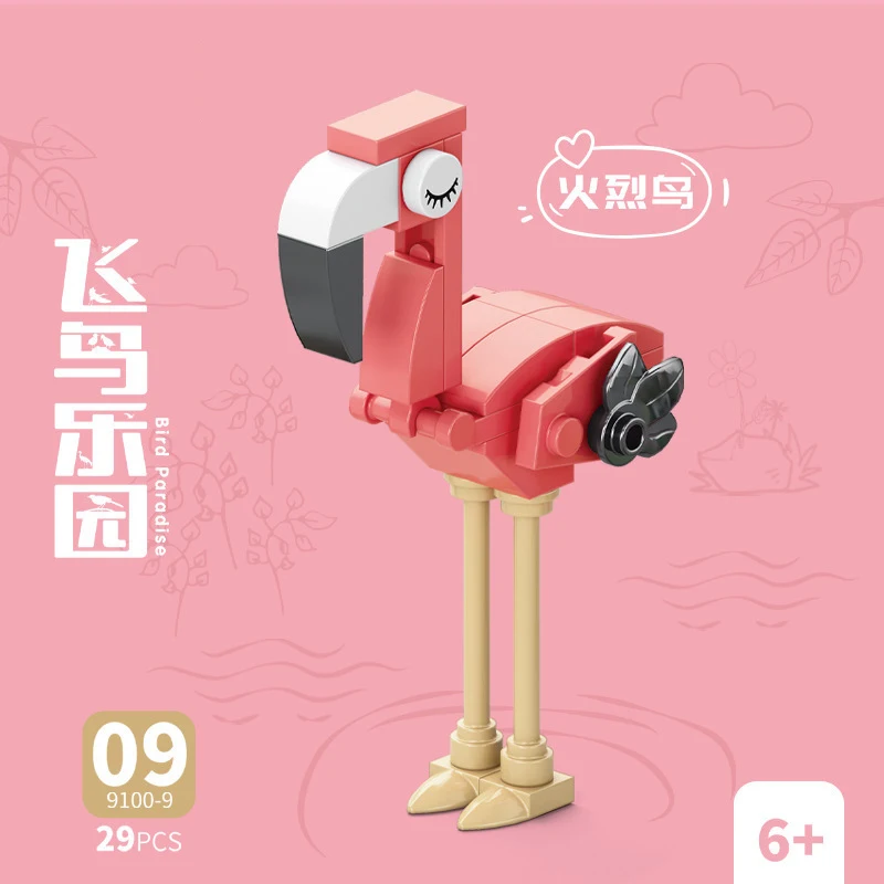Batu Bata Hewan Burung Surga G - Model Kit Toy ulasan dan harga
