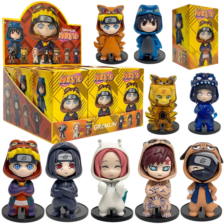 Anime 8cm Naruto 9pcs Set Rand - Model Kit Naruto ulasan dan harga