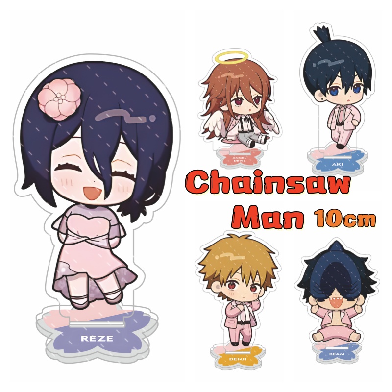 Anime Chainsaw Man 10Cm Stande - Model Kit Chainsaw Man ulasan dan harga